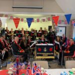 RBL Bucks band posing for the camera at Silver Sunday, 2022